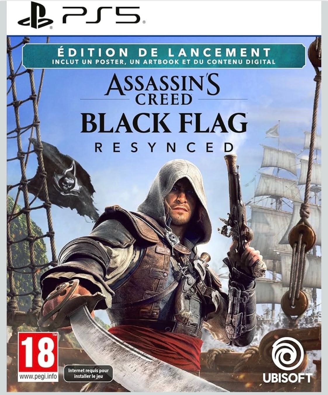 اکانت ظرفیت سه Assassin's Creed Black Flag Resynced برای پلی استیشن 5