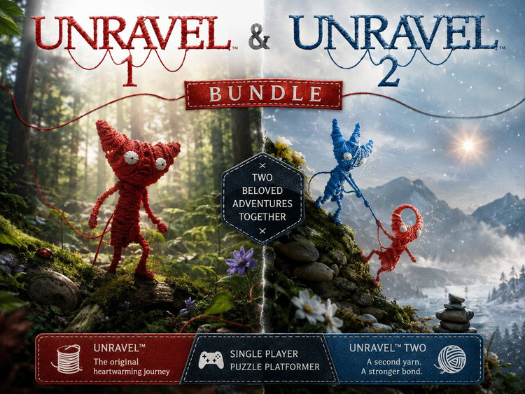 اکانت ظرفیت سه Unravel yarny 1 & 2 Bundle برای پلی استیشن 5