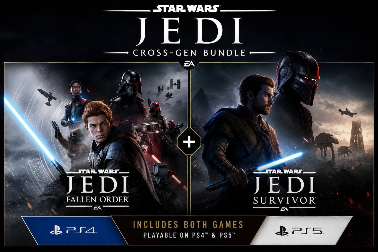 اکانت ظرفیت سه Starwars Jedi bundle برای پلی استیشن 5