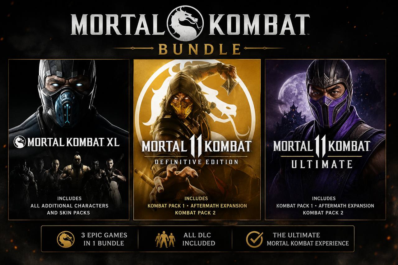اکانت ظرفیت سه Mortal Kombat 11 & XL برای پلی استیشن 5