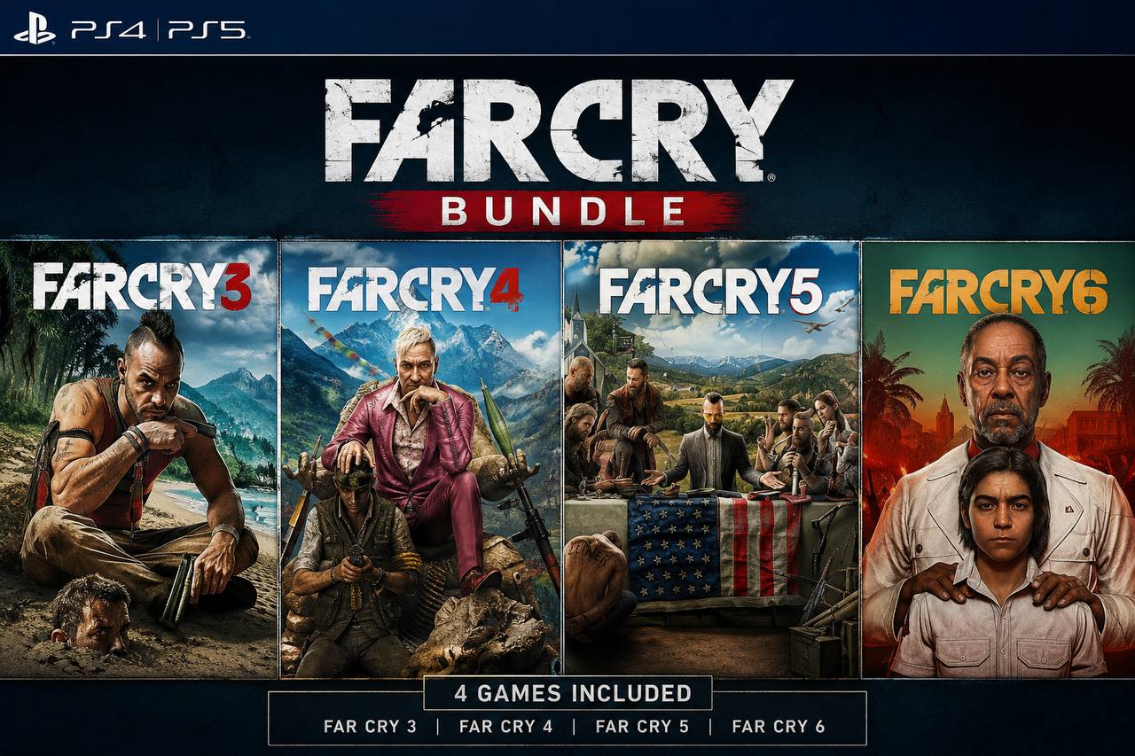 اکانت ظرفیت دو Far cry bundle برای پلی استیشن 5