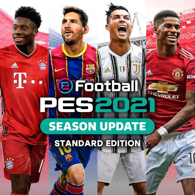 اکانت ظرفیت سه PES 2021 برای پلی استیشن 5