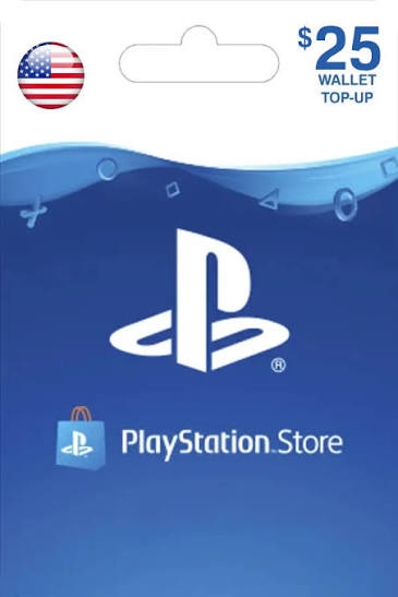 گیفت کارت پلی استیشن 25 دلار آمریکا USA Playstation Gift Card