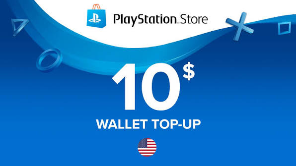 گیفت کارت پلی استیشن 10 دلار آمریکا USA Playstation Gift Card